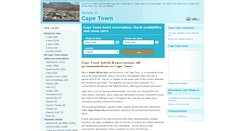 Desktop Screenshot of hotels-in-cape-town.net